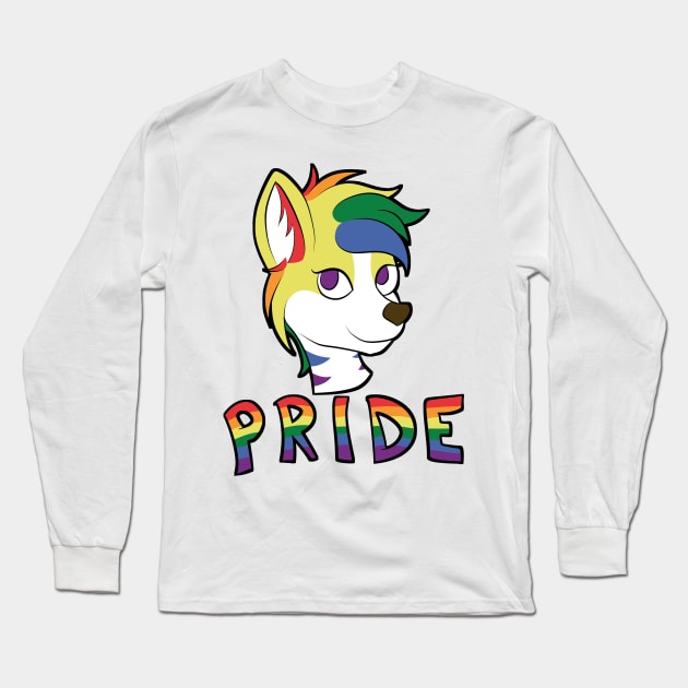 Gay Pride - Furry Mascot Long Sleeve T-Shirt by Aleina928